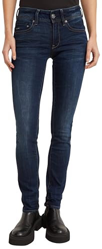 G-STAR Femme Jean Midge Saddle Straight, Bleu (dk aged D02153-6553-89), 32W / 32L