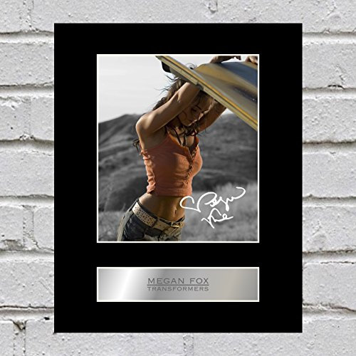 Iconic pics Signiertes Megan Fox Transformers Foto Display Wandbild Wohnzimmer