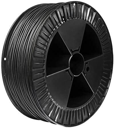 Kunststoffschweißdraht HD-PE | 4mm | rund | SCHWARZ oder WEIß NATUR | VERSCHIEDENE LÄNGEN | 5-100 Meter | TOP QUALITÄT (100 Meter, Schwarz)
