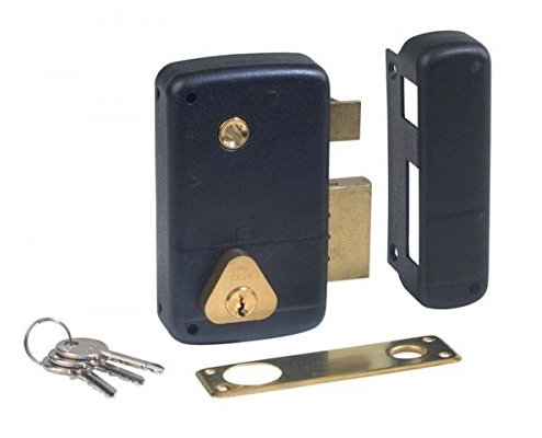 Serrure CISA en applique verticale à fouillot (cyl 40mm, sens gauche)