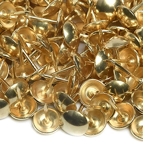 200 Polsterung Ziernägel 11mm Messing