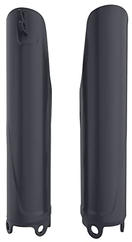 POLISPORT 8351900005 Set of Fork Protectors Made of Impact-Resistant Polypropylene without Mounting Material Compatible with Honda Motorcycles in Colour Nardo Grey
