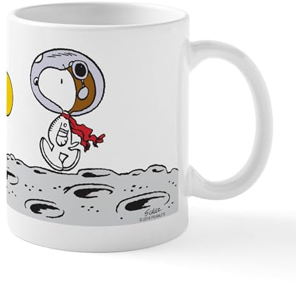 CafePress Space Snoopy 11 oz (325 ml) Ceramic Coffee Mug