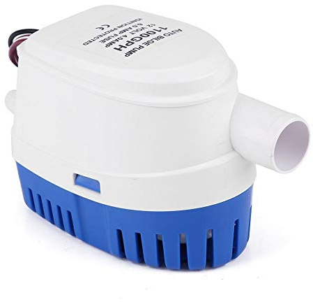 Nikou Bomba de achique automática, 1100GPH Barco flotador completamente automático del interruptor de la bomba sumergible de 12V interna Marina automática de agua de sentina