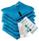 ELEXACLEAN Geschirrtücher Microfaser (6er Set, 68x42 cm, blau) saugstark, waschbar bis 60°C, Geschirrhandtücher, Handtücher Küche modern