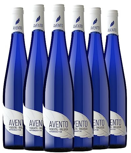 Avento Malvasía Moscatel Vino Blanco Afrutado 6 Botellas - 750 ml