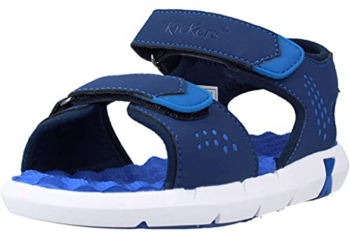 Jumangap, Sandales Garçon, Bleu, 34