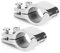25mm Diapositiva superior de la quijada, 2Pcs Bimini Abrazadera deslizante de la quijada superior Herraje de acero para embarcaciones para yates comerciales inflables