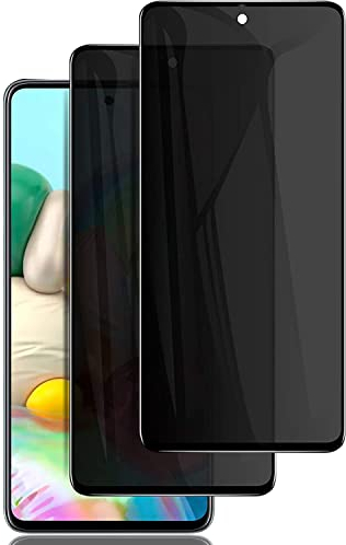 Meeter Verre Trempé pour Samsung Galaxy A51, [[2 pièces]] Anti Espion Film de Protection Écran, [Anti-Peeping Anti-Spy] Ultra Résistant Anti Rayures Indice Dureté 9H Glass