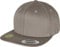 Flexfit Unisex-Adult 6089OC-Organic Cotton Snapback Baseball Cap, Pale Grey, one Size