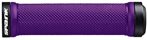 Spank Poignées Spoon Purple Fahrradgriffe, violett, 130 mm