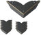 12pcs Cabinet Furniture Practical Metal Box Edge Protector Antique Corner Guard Table Corner Decorative
