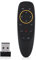 Keyboard, Black 2.4G Wireless Remote Control With Gyroscope, Plug and Play 17-key Air Mouse Voice Air Mouse Keyboard Controller for TV Box PC