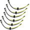 6 Pcs Universal Fuel Hose Replacement Fuel Hose Pipe Pipe Line Replacement Part for Strimmer Trimmer Brush Cutter