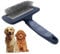 Large Curved Firm Slicker Dog Comb Grooming Brush,Extra Long Pin Slicker Brush for Dogs Goldendoodles Labradoodles, Daily Use to Clean Loose Fur & Dirt,for Medium or Long Hair(1)