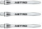 WINMAU Astro Medium Aluminium Dart Stems - 1 Set per Pack (3 shafts in total)