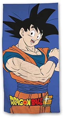empireposter Dragon Ball - Son-Goku - Baumwoll Handtuch - 70x140 cm - Strandtuch Badetuch