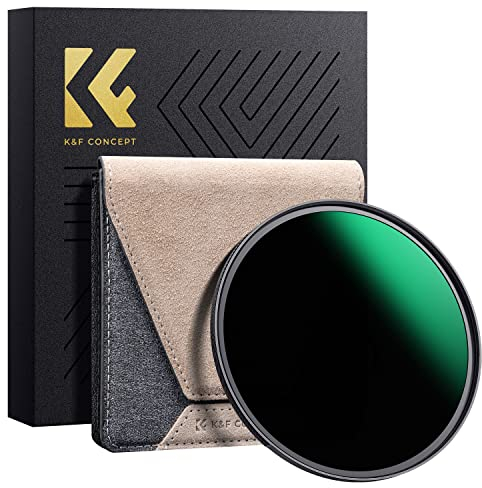 K&F Concept Nano-X Pro 82mm Filtro ND1000 (10 stops) con Frame in Ottone Rivestimento Nano a 36 strati in Vetro Otticoper obiettivi 82mm
