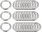sourcing map 25 Stück O Ringe Edelstahl 304 Metallringe, 20 mm Außendurchm. 3 mm Dicke Geschweißter O-Ring für Befestigung Schrauben Haken Campinggürtel Hundeleinen Taschen Paracord Zubehör