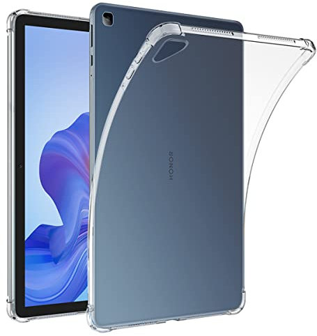 carinacoco Clear Case for Honor Pad X8 10.1 inch, Ultra Transparent Soft TPU Protective Cover, Lightweight Flexible Silicone Shockproof Rugged Back Case for HONOR Pad X8