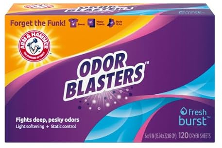 Arm & Hammer Odor Blasters Fresh Burst Trocknerblätter, 120 Stück