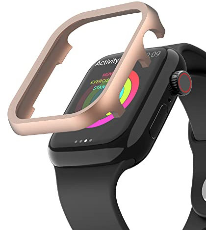 WFCKPQF Compatibile con Apple Watch Series 7 41mm Custodia in Metallo, Glitter Acciaio Inossidabile Cover Ultra Sottile Anti Graffio Case Protezione Paraurti Compatibile con iWatch 41mm Serie 7/8/9