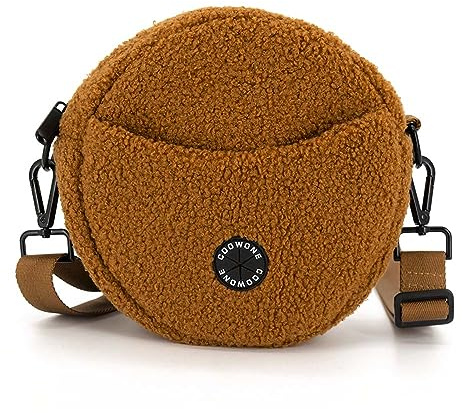 COOWONE Hundeleckerli-Tasche Hundespaziergangstasche für Leckerlis, Knabbereien, Spielzeug, Weiche Cord Hundetrainingstasche mit integriertem Kotbeutelspender