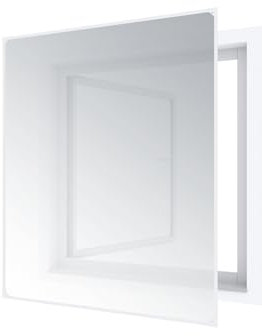 Wip Insektenschutz und Sonnenschutz Magnetrahmen Fenster, Magnet-Rahmen für Fenster, Fliegengitter, werkzeugfreie Montage, Selbstbausatz 100 x 120cm, weiß, 03269