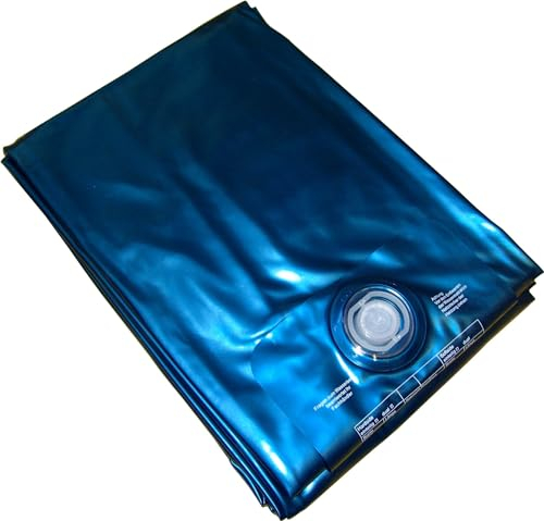 AQUA ROYAL Wasserbetten Matratze Softside DUAL Wasserkern 90x200 cm (eine Seite) für 180x200 cm Wasserbett maximale Beruhigung F6