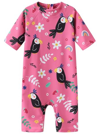 Aisyee Baby Boy Swimsuit Kids Swimming Costume Rash Guard 3 Months-5 Years | UPF 50+ sun protection, soft & breathable, quick-dry, gentle, easy zip closure, durable, ideal for beach, pool, holiday