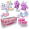 #sbabam Funny Box Lovely Pets Magic Party, weiche Plüschtiere mit Zubehör inklusive, 2 Stück, Spielzeugtiere für Kinder, Spiele für Kinder und Zeitungskiosk-Puppen, Plüschtiere zum Waschen