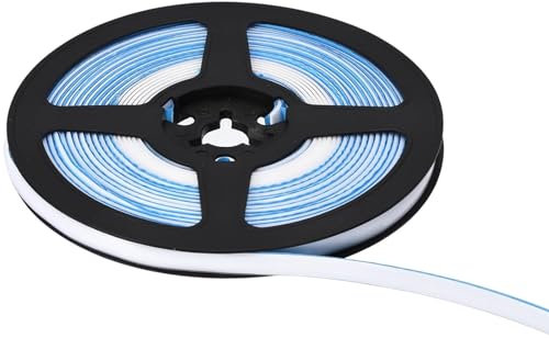 RSYHVG 6 m Mildewproof Gap Tape, Decorative Sealing Tape Self Adhesive Sealant Tape Ceramic Strips Bathroom Caulk Tape Floor Edge Trim Tape Ceramic Tile Tape Tchen Edge Tape for Wall Kitchen (White)