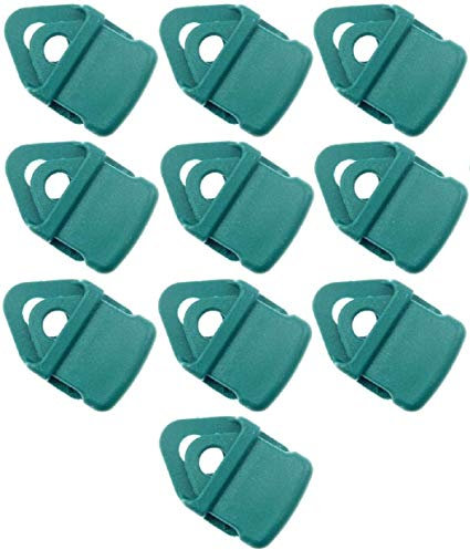10 x Holdon® MINI Clip Grün - Klammer Klemme Befestigungsöse Banner, Zelt, Planen, Molton - BO-Camp/Isabella