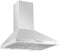 GLEM Hotte Décorative pyramidale aspirante blanc Largeur 60cm Débit d'air 500m3/h