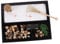Abaodam Miniaturlandschaft des Meditationsgartens Tischdekoration Aus Sand Tischmeditations-zengarten Japanisches Zen-Garten-kit Sandgarten Für Den Schreibtisch Mini-zengarten Black