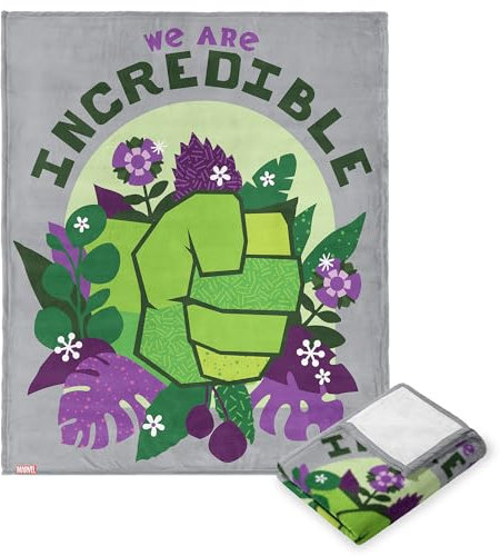Northwest Marvel The Avengers, We Are Incredible, Silk Touch Überwurfdecke, 101,6 x 127,7 cm