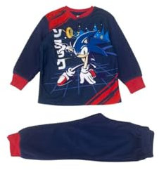 SUN CITY Pigiama in Pile Invernale per Bambino, Personaggi Vari Modelli, Ragazzo (XH20144 Blu, 3 Anni)