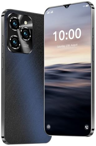 Fine Life Pro Entsperren Telefon, 6,3-Zoll-Bildschirm,Dual-Kameras, Dual-SIM-Karten, 2GB RAM + 16GB ROM/TF 128GB, unterstützt 4G LTE-FDD TDD, Android Smartphone,geeignet für Anfänger. (3black)