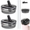 2 Pièces Couvercle Stanley Cup Etanche, Stanley Cup Accessoires, 40 Oz Tumbler Flip Straw, Stanley Cup Couvercle Remplacement, Reusable Tumbler Accessory Avec 2 Pièces Paille (2 pièces Noires)