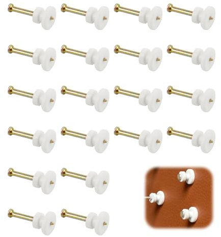 teasteam Chiodi per Quadri Muro 20Pcs Ganci Invisibili Appendi Quadri Non-Punzonatura Ganci Gancetti Quadri per Quadri Muro per Appendere Foto, Foto di nozze, Dipinti, Orologio, Specchi(Bianco)