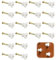 teasteam Chiodi per Quadri Muro 20Pcs Ganci Invisibili Appendi Quadri Non-Punzonatura Ganci Gancetti Quadri per Quadri Muro per Appendere Foto, Foto di nozze, Dipinti, Orologio, Specchi(Bianco)