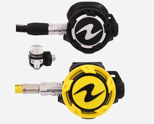 Aqualung Pk Helix Pro Din Octopus - Juego de reguladores de buceo, amarillo, talla única