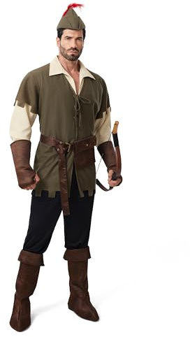 Spooktacular Creations Halloween-Kostüm für Erwachsene, Robin Hood, Größe L