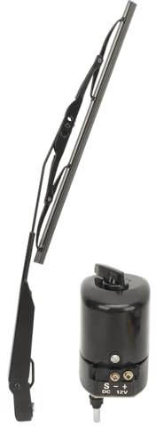 Eacam 12-V-Scheibenwischermotor, Frontmotor für Fischerboot, Wohnwagen, UTV mit ATV, aus ABS und Metall