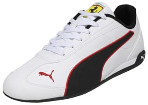 Puma Ferrari Replicatch Sneaker für Erwachsene, unisex, White-Rosso Corsa, 42 EU