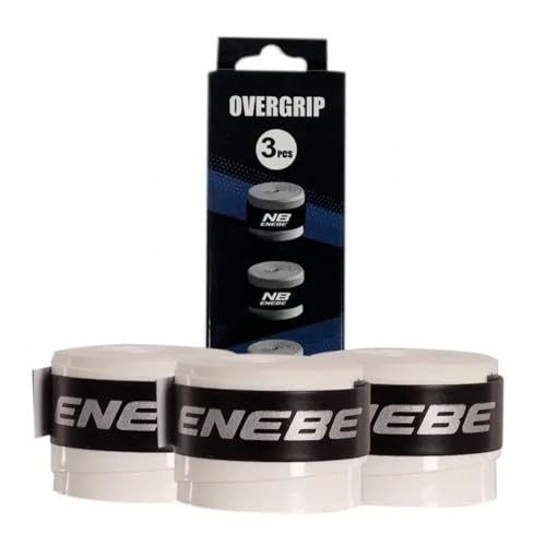 Blister 3 Overgrips Enebe glatt weiß A003777.002