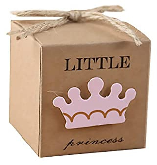 10 Stücke Baby Dusche Neugeborenen Kleinen Prinzen Prinzessin Baby Party Süßigkeiten Geschenkbox Fall 1 Robust und Kostengünstig Durability