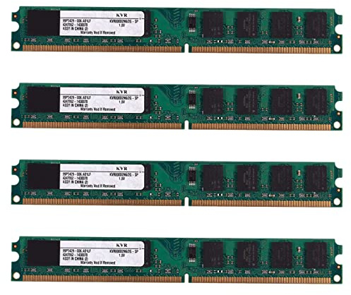 Xnuiasqe 4X 2 GB di Memoria DDR2 PC2-6400 800MHz 240Pin 1.8V RAM di Memoria DIMM Desktop per, per (2GB / 800, S)