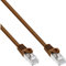 InLine 72505K Patchkabel, SF/UTP, Cat.5e, braun, 5m