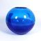 CRISTALICA Glasvase Kugelvase Dekoelement Laguna 16cm blau